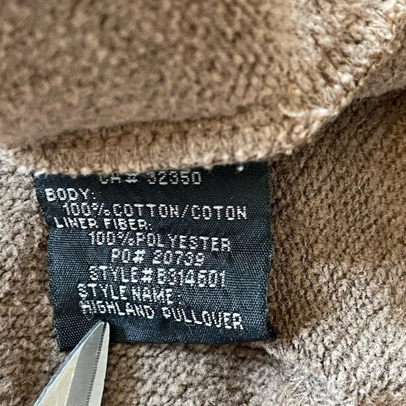 Vintage Volcom highland pullover faux fur hoodie - Picture 7 of 8